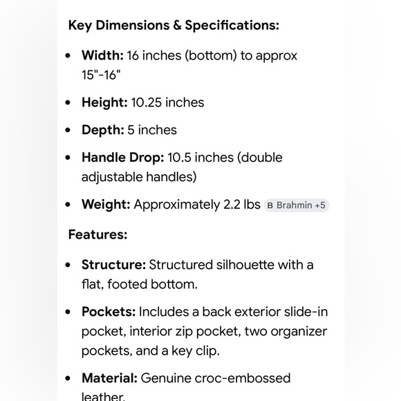 Brahmin Great condition! Hard to find! Lime Embossed medium Asher Tote 🔥🔥👀 - Picture 11 of 12